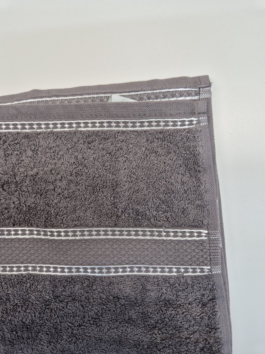 Luxe Handdoek - Antraciet - 50 x 100 cm