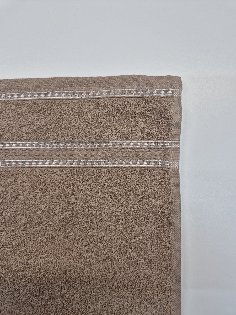 Luxe Gastendoek - Bruin - 30 x 50 cm