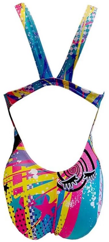 Turbo Crazy Comic Maillot de Bain Multicolore S Femme