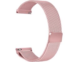 Milanese RVS Bandje - Geschikt voor Amazfit Bip 6 / T-rex 3 (Pro) 48mm / Balance 2 / Cheetah Pro / Xiaomi Redmi Watch 5 Lite / Watch 5 Active - Rosegoud