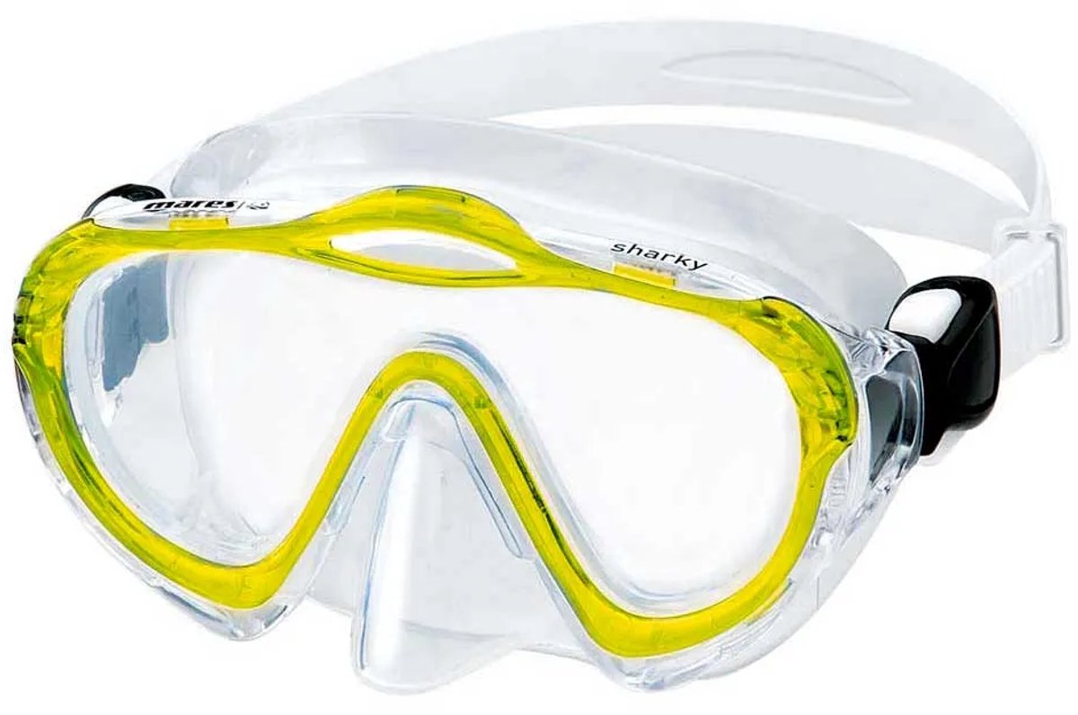 Mares Aquazone Sharky Junior Duikmasker Geel Jongens,Meisjes