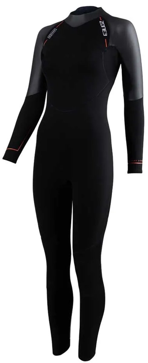 2026 ZONE3 Dames Active-Flex Wetsuit - Black / Orange