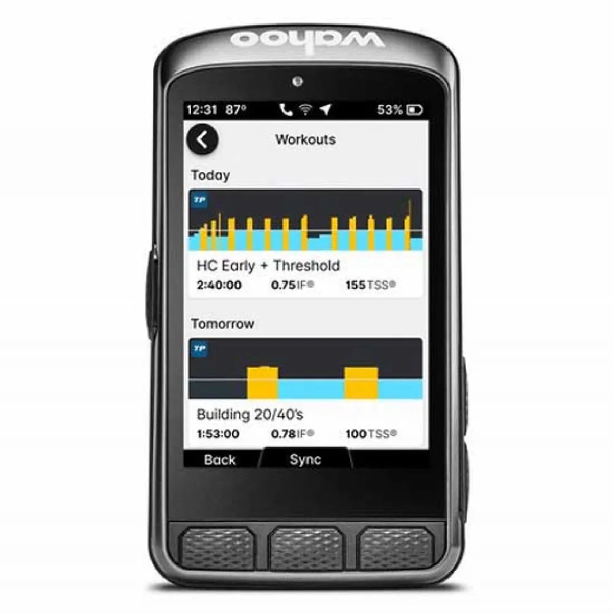 Wahoo ELEMNT ACE – Fietscomputer – GPS Navigatie – Touchscreen – Waterdicht (IPX7) thumbnail 6