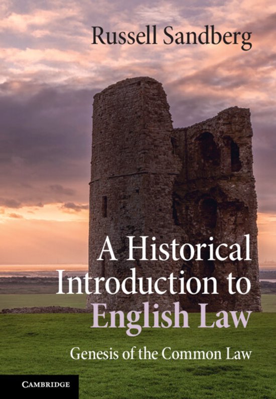 A Historical Introduction to English Law - cover