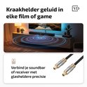 Verbind je soundbar of receiver met glasheldere precisie met deze Van Dijck Toslink kabel.