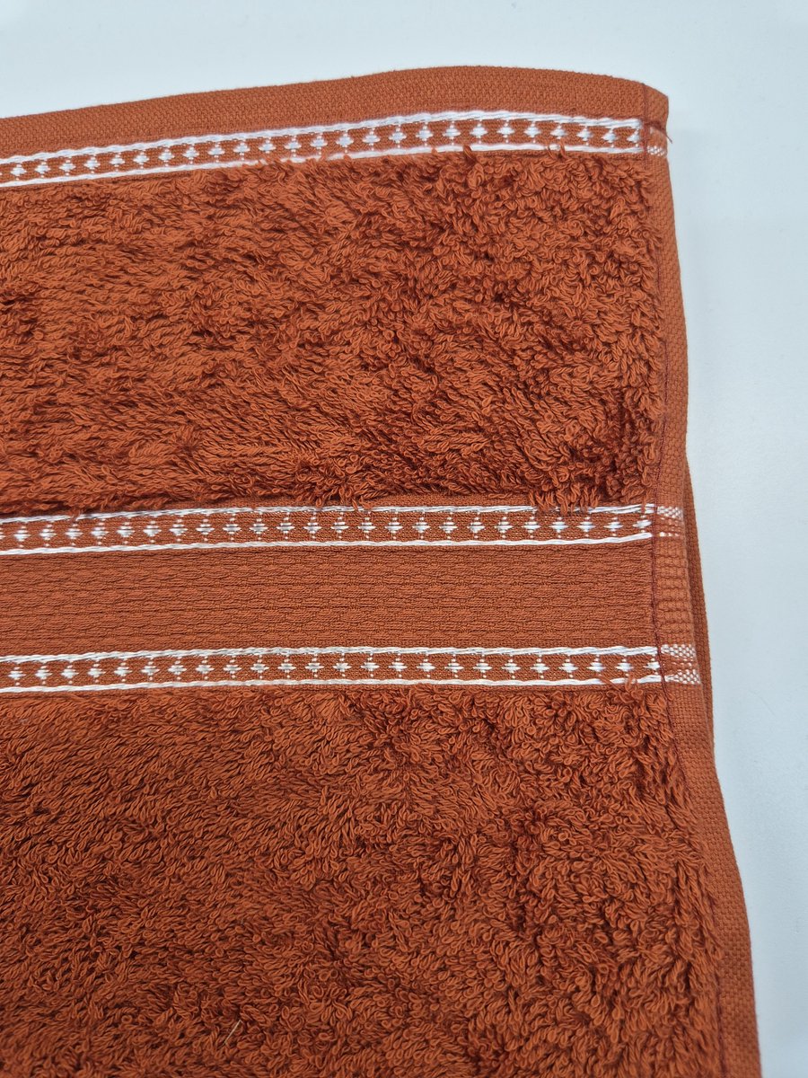 Luxe Badhanddoek - Bruin - 70 x 140 cm