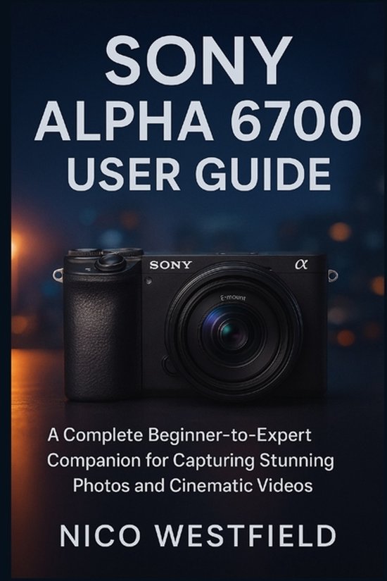 Sony Alpha 6700 User Guide - cover