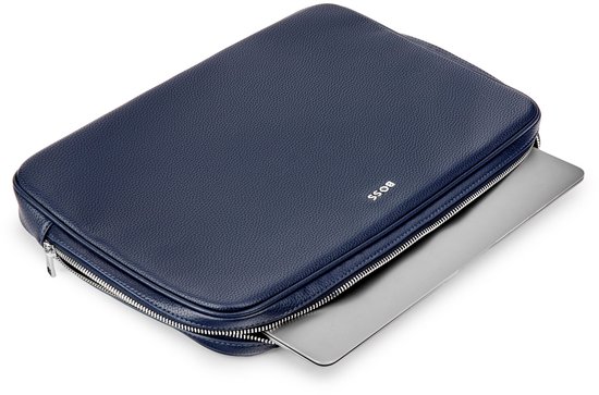 Porte-ordinateur Classic Grained Navy