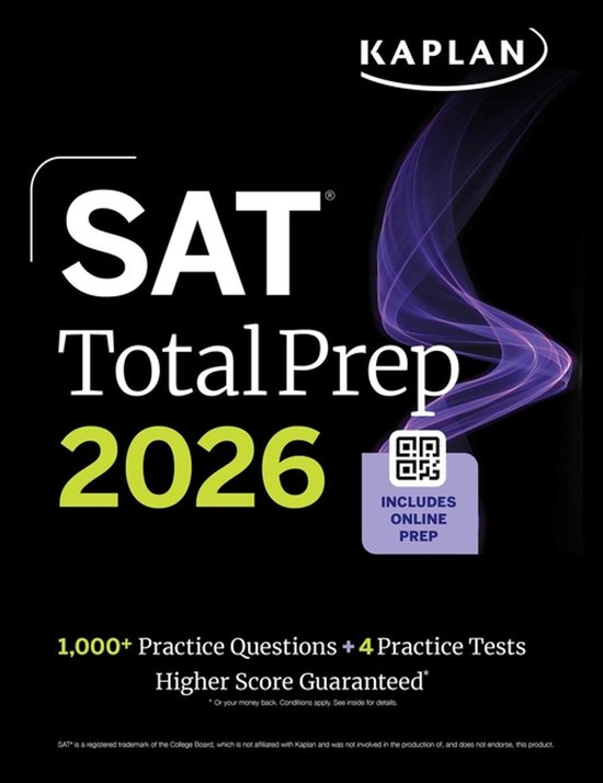 Kaplan Test Prep- SAT Total Prep 2026: Includes 4 Full Lengt ... - cover
