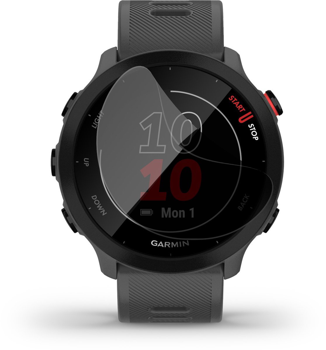 Privacy Screenprotector geschikt voor Garmin Forerunner 255 - 1x FlexGuard Screen Protector
