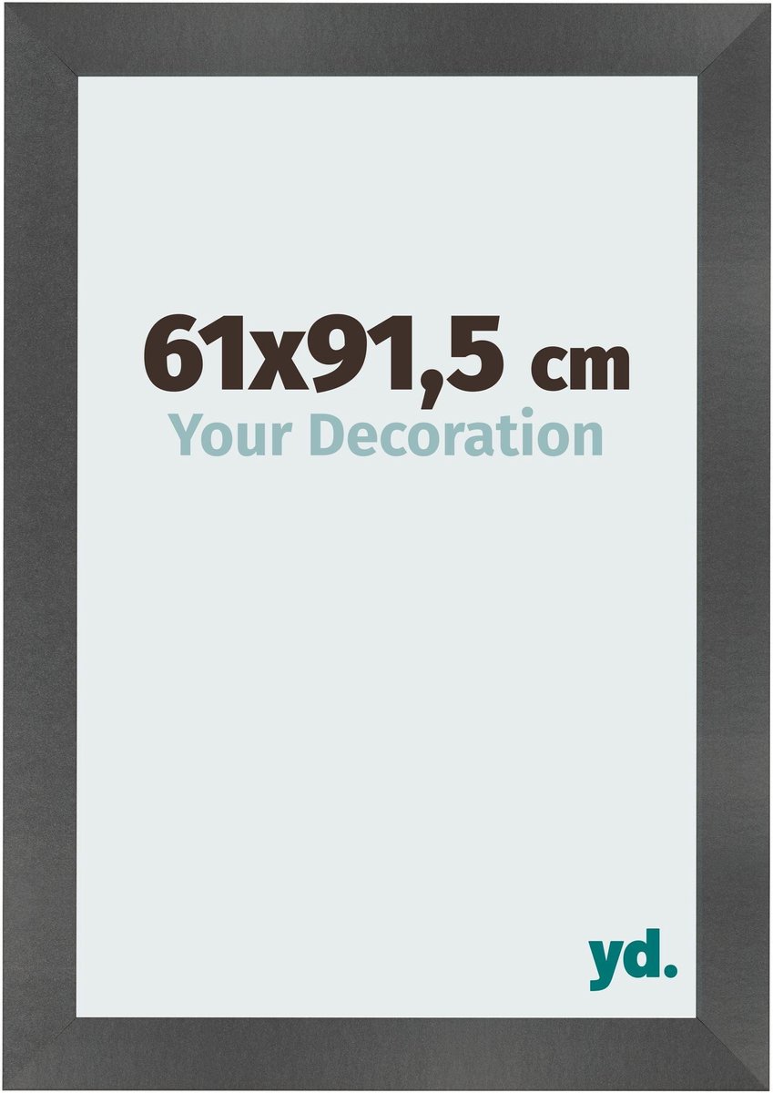 yd. Your Decoration - Fotolijst 61x91,5 cm - MDF - Zwart Mat - Pisa