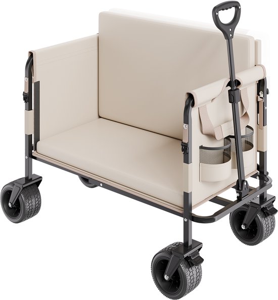 VEVOR Opvouwbare Handkar Strandkar 970x580x670mm van Vevor — afbeelding 2