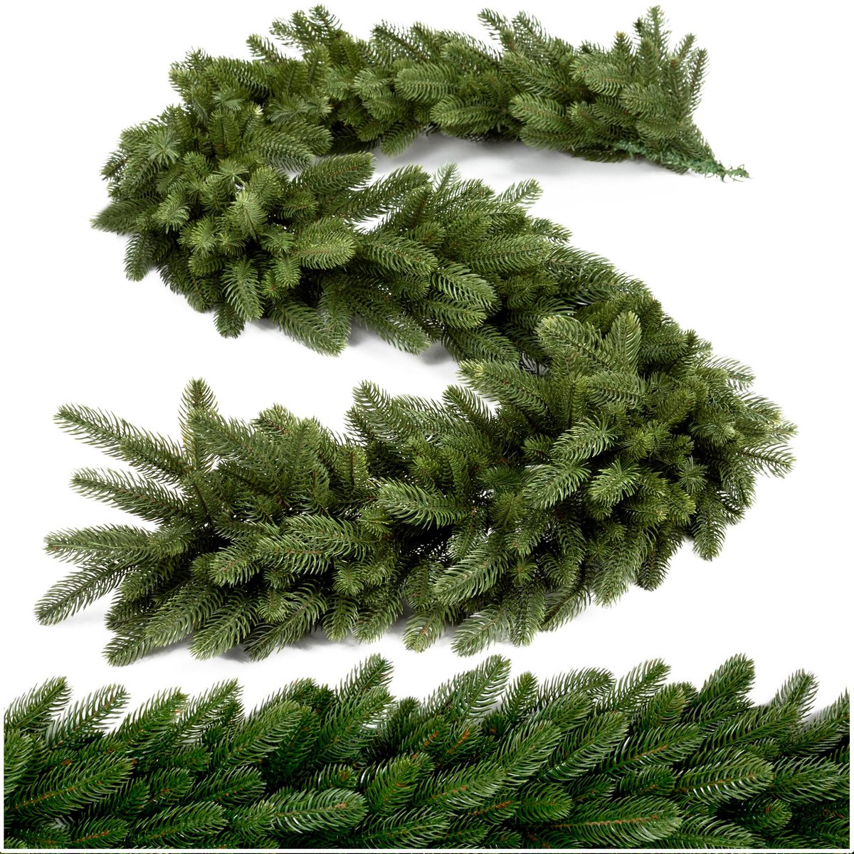 Springos Kerstslinger | Guirlande | Kerstdecoratie | 2 m | Donkergroen – foto 7