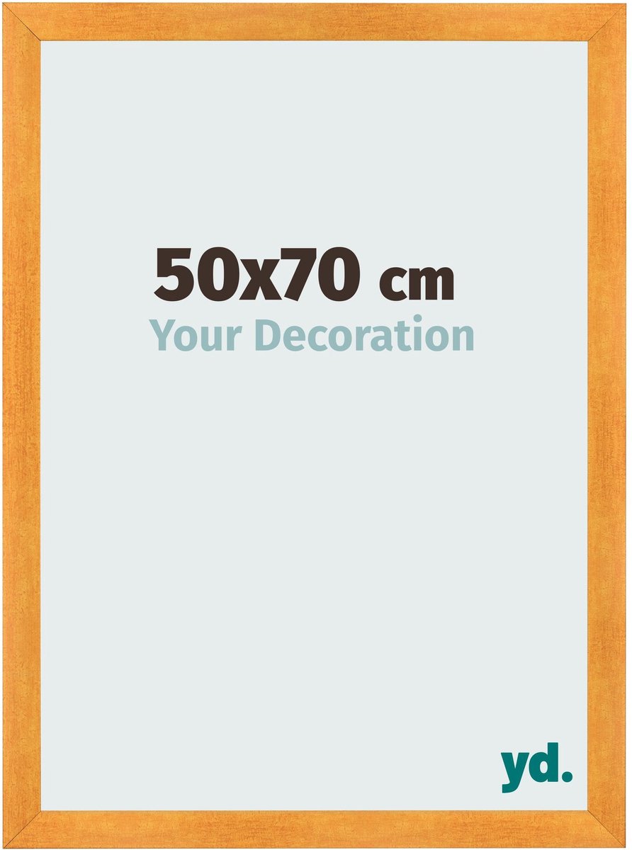 yd. Your Decoration - Fotolijst 50x70 cm - MDF - Oranje - Pisa