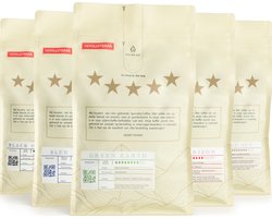Coffee Goddess – Premium Voordeelpakket Koffiebonen – Varietypack – 100% Arabica – 5×1 kg – Voor Espresso & Volautomaat