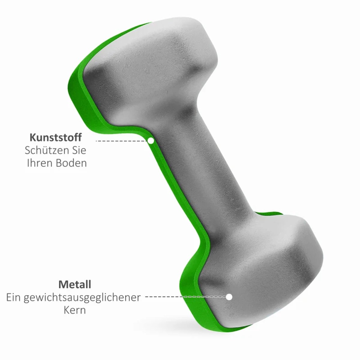 Halterset met Halterstandaard - Dumbells - Gewichten - Dumbells set van 6 Halters - Gewichten Fitness - 2 x 3 kg, 2 x 4 kg, 2 x 5 kg - Halter set voor Krachttraining, Workout, Gym thumbnail 5