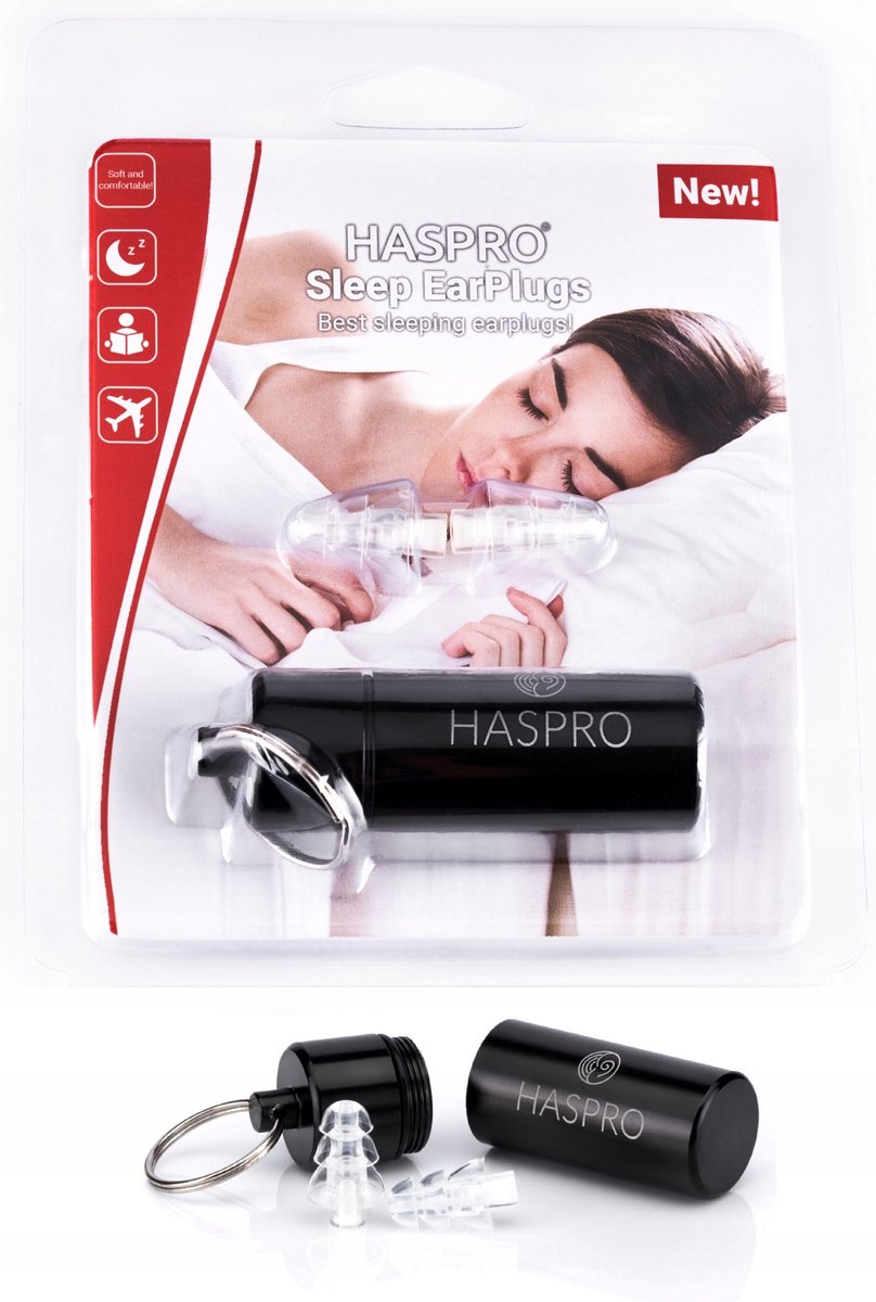 Haspro Sleep Universal Oordopjes - Comfortabel en stijlvol slapen