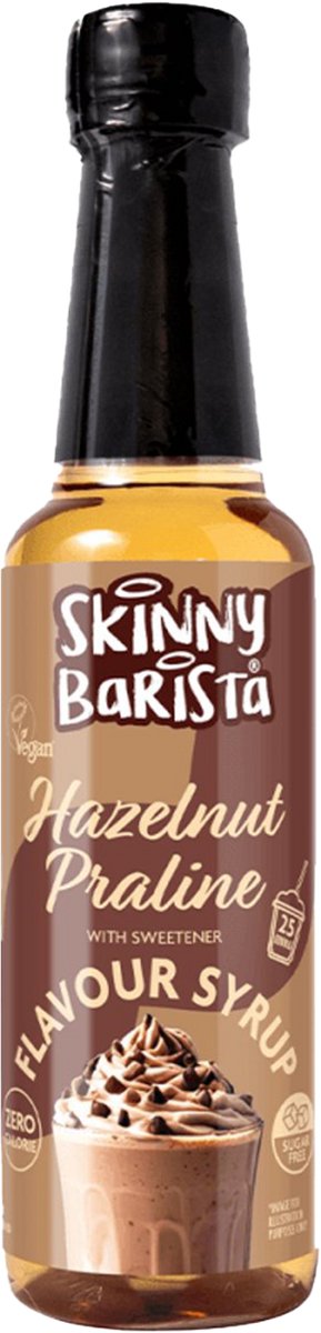 Skinny Foods Barista Syrup (250ml) Hazelnut Praline - Functionele voeding - Sauzen/Siropen