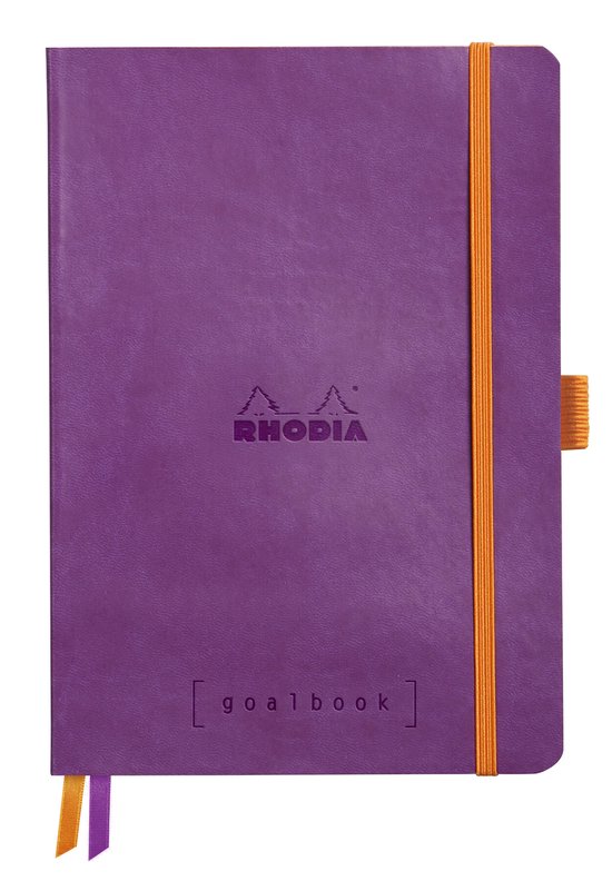 Rhodia Goalbook – Bullet Journal – A5 – 14,8x21cm – Softcover – Gestippeld – Dotted – Chocolade Bruin