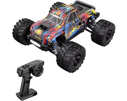 DrPhone RCX11 – Brushless RC Monster Truck 4WD – 1:20 – 39+ km/u – 7.4V – All-Terrain – LED – Metalen Differentieel – Offroad Race Auto – 2 Batterijen Meegeleverd