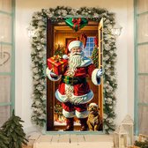 Kerstman Welkom met kadootje en Hondje