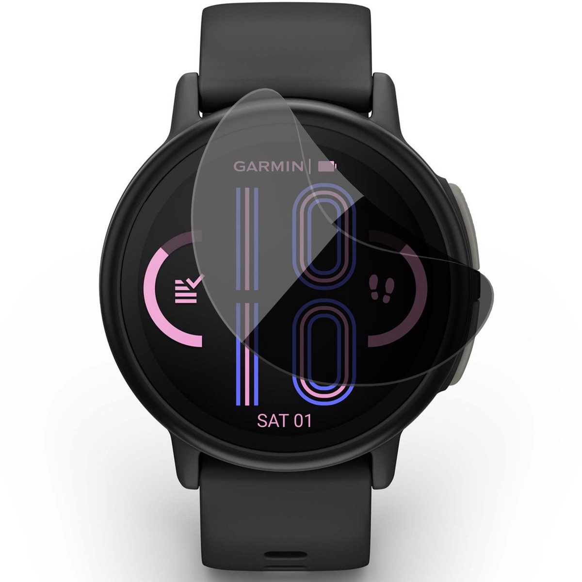 Privacy Screenprotector geschikt voor Garmin Bounce 2 - 1x FlexGuard Screen Protector