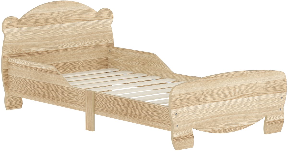 AIYAPLAY Kids Bed MDF 143,5L x 80B x 55H cm Naturholz
