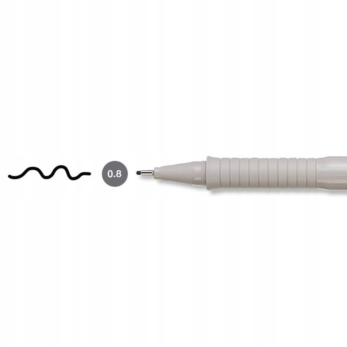 Faber-Castell Tekenpen Zwart 0,8 mm - Professioneel