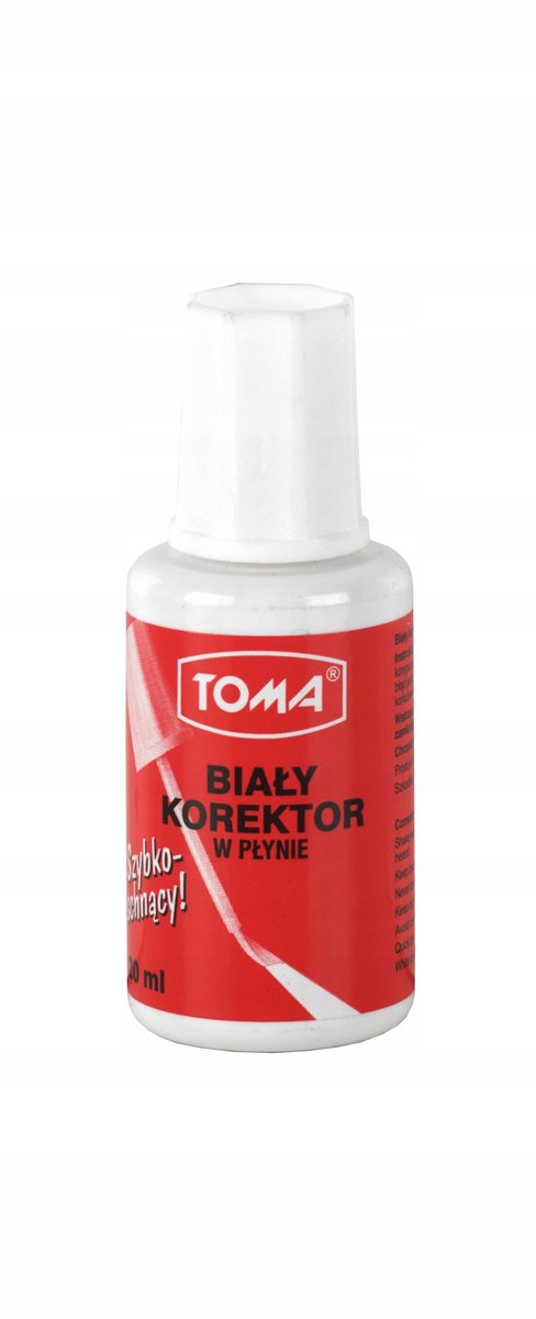 Toma Vloeibare Witte Correctievloeistof met Kwastje - 20ml