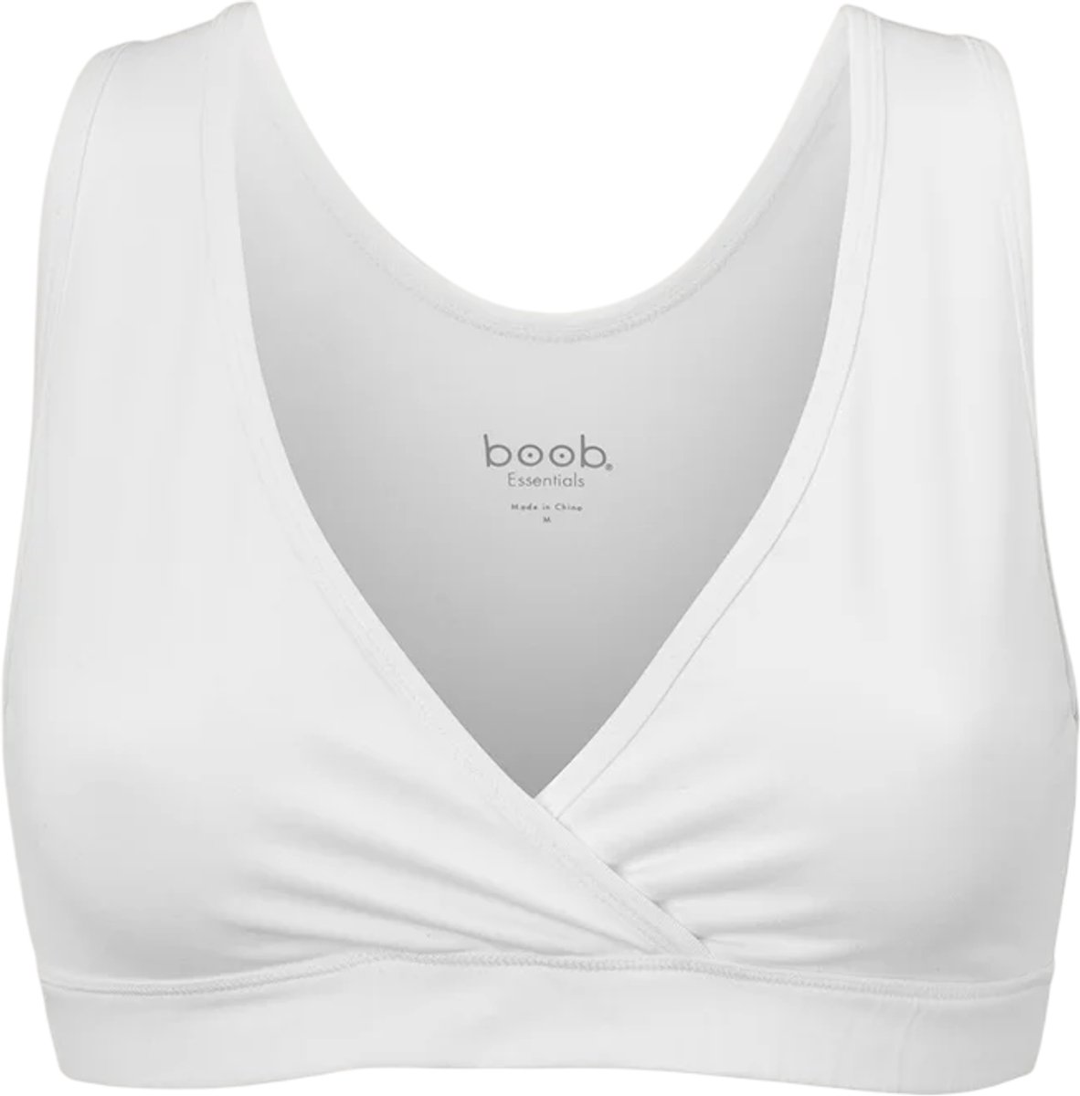 Boob Design - Essential Zwangerschaps - Voedingsbeha - Biologisch Katoen - Wit - Maat XXL