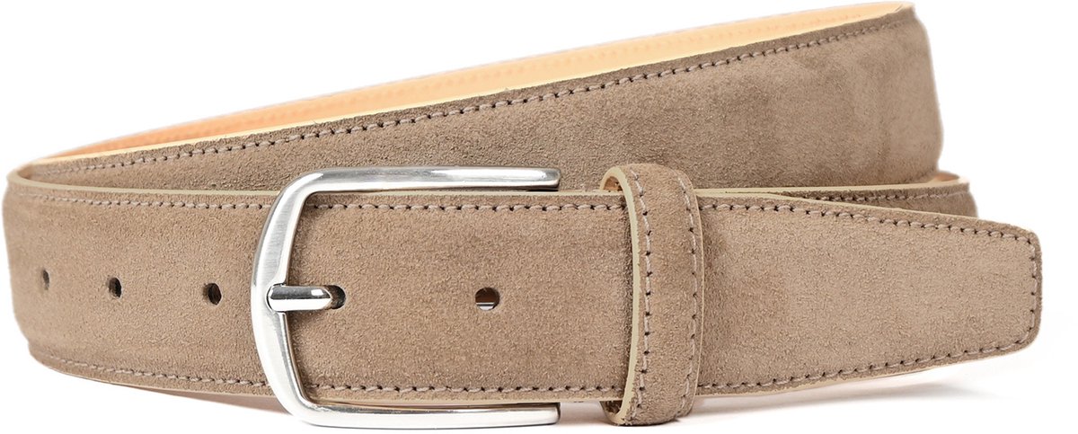 Castelijn & Beerens - Accessoires Herenriem Suede | taupe -