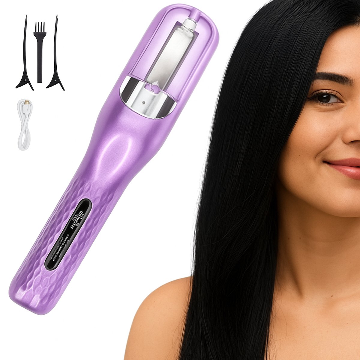 Ufaro Split Ender - Gespleten Haarpunten - Split End Trimmer - Split Ender Pro 2 Mini - Split Trimmer - Dode Haarpunten Apparaat - Paars