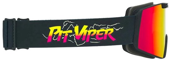 Pit Viper The Power Surge Backslap Small Skibril Zwart Red Revo/CAT3 Man,Vrouw van Pit Viper — afbeelding 4
