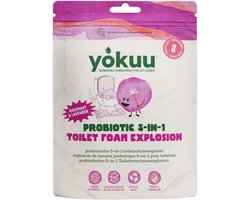 YOKUU WC Foam Explosion - Toiletreiniger - 800 Gram - Rozemarijn & Lavendel - Toiletschuim Explosie - Zero Waste Poetsmiddel