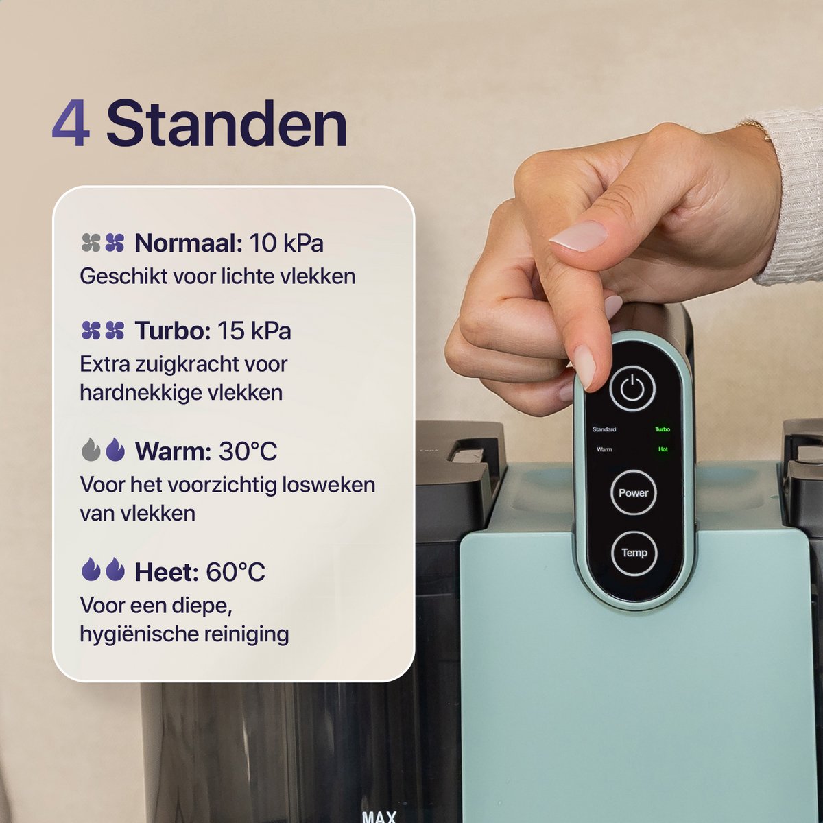 LUMAN 4-in-1 Tapijtreiniger thumbnail 6