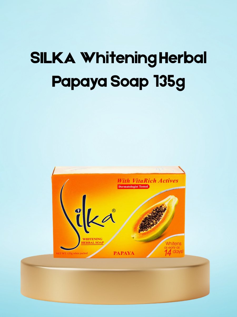 SILKA Whitening Herbal Papaya Soap 135g