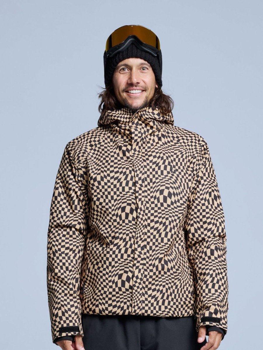 Poederbaas Ski-jas Heren Arty 2L Insulated Warm Sand Beige