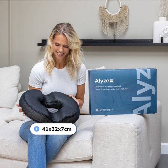 Hemorroïde Zitkussen, Donutkussen, Zitring Coccyx Relief, Zitkussen Opblaasbaar, Coccyx Kussen, Orthopedisch Zitkussen voor Kantoorstoel Auto Rolstoel Coccyx Sciatica Rugpijn