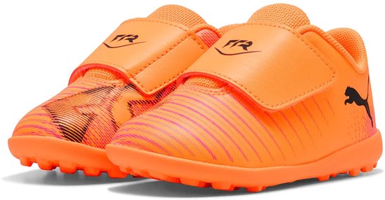 Puma Future 8 Play V Tf Voetbalschoenen Voor Kinderen Oranje EU 26