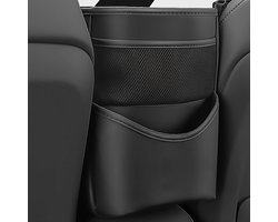 Autostoel - Opbergtas voor rugleuning - Ophangtas voor auto - Multifunctionele opbergdoos - Rugdrager voor autostoel - Opbergtas voor achterin - Omkeerbare ophangtas voor middenconsole van 28,5*35 cm