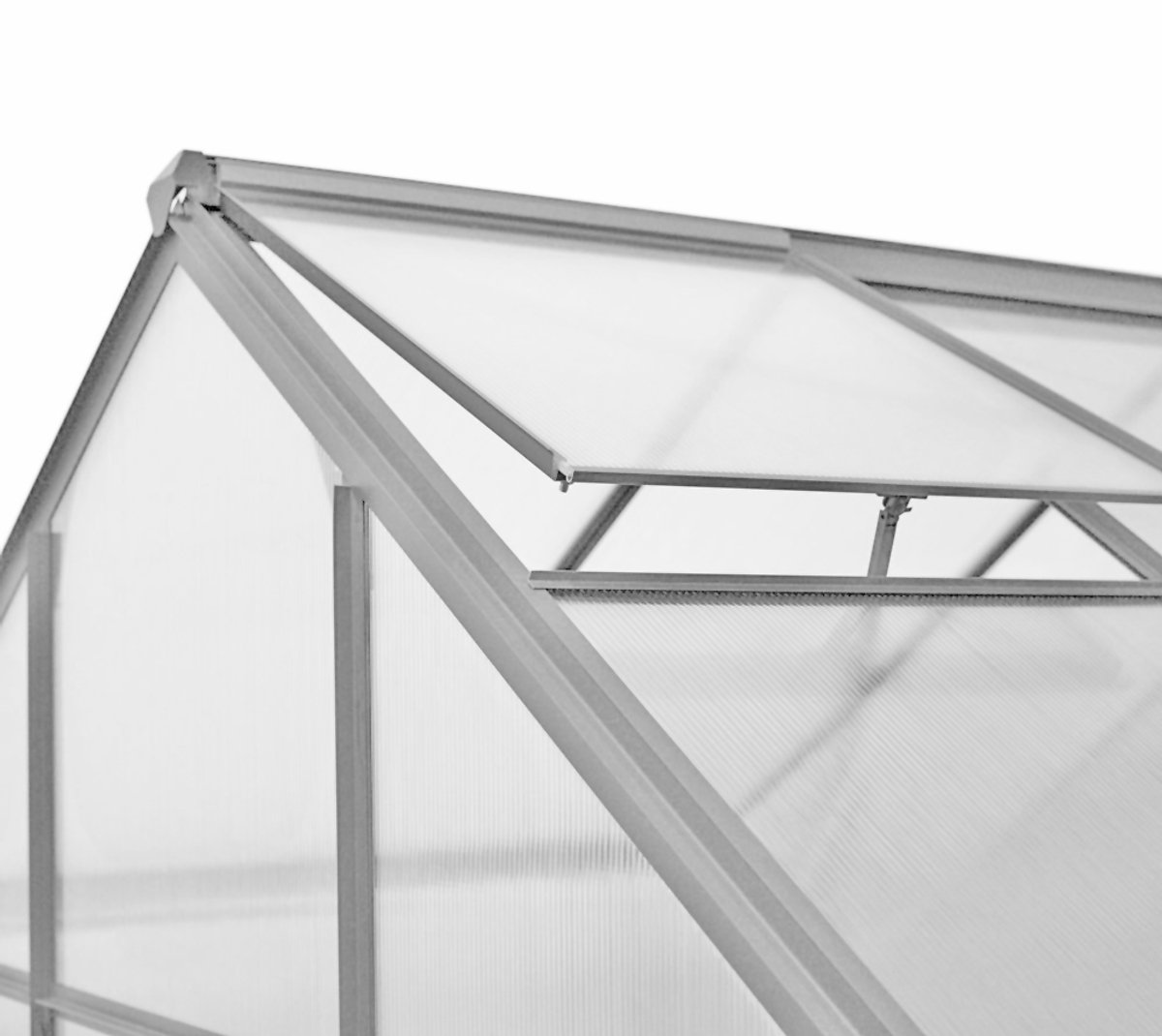 Westmann Greenhouse Flora 68 - 252 x 192 x 201 cm - Silver