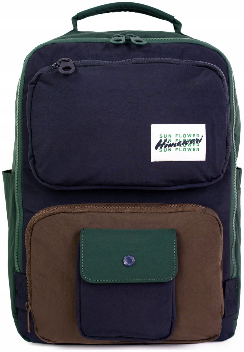 Himawari Retro S Rugzak - Navy Blauw | Dames & Heren
