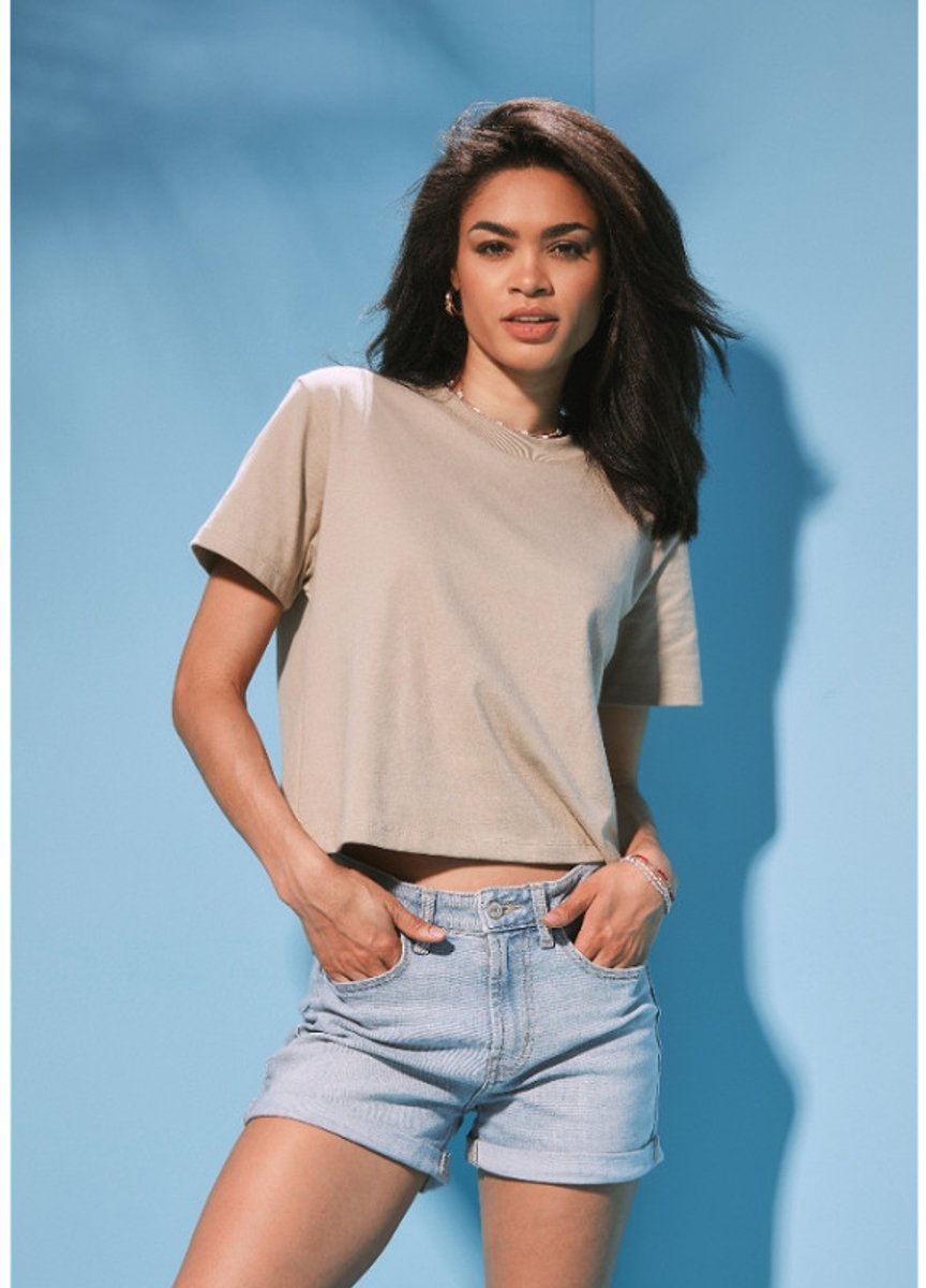 Next Level Apparel Women´s Heavyweight Boxy T-Shirt NX7610 - Tan - XS