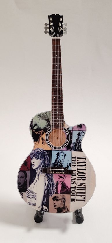 Guitare Mini Taylor Swift The Eras Tour, objet de collection, décoration, cadeau, instrument miniature, cadeau d'anniversaire