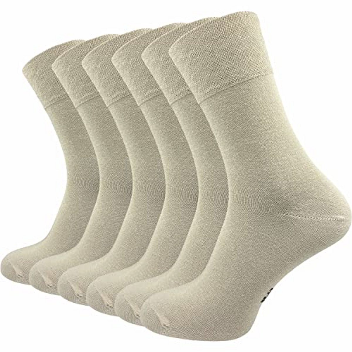 Comfortabele Damessokken zonder Knellend Elastiek - 6 Stuks - Extra Brede Band voor Dagelijks Gebruik