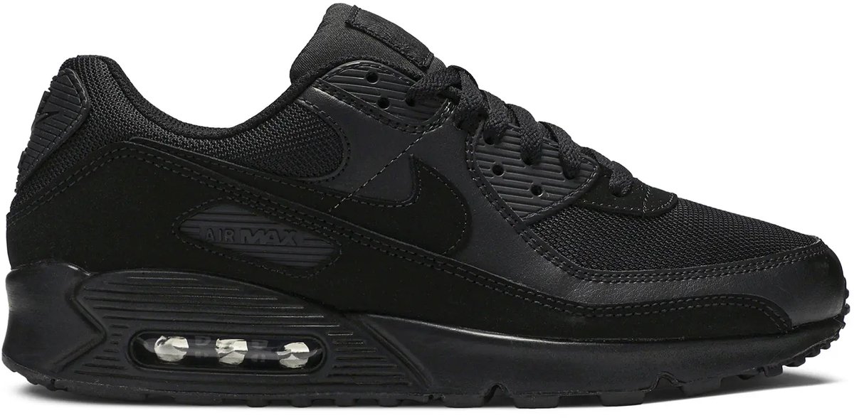 Nike Nike Air Max 90 Heren Sneakers Sport Schoenen CN8490-003 Zwart