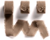 Handgemaakte franje chiffon lint, 3 rollen lintset, zijden linten met gerafelde randen stoffen doek voor huwelijksuitnodigingen, bruids boeketten, geschenken verpakking, doe-het-zelf ambachten decor (oranje Handgemaakte franje chiffon lint, 3 rollen lintset, zijden linten met gerafelde randen stoffen doek voor huwelijksuitnodigingen, bruids boeketten, geschenken verpakking, doe-het-zelf ambachten decor (oranje