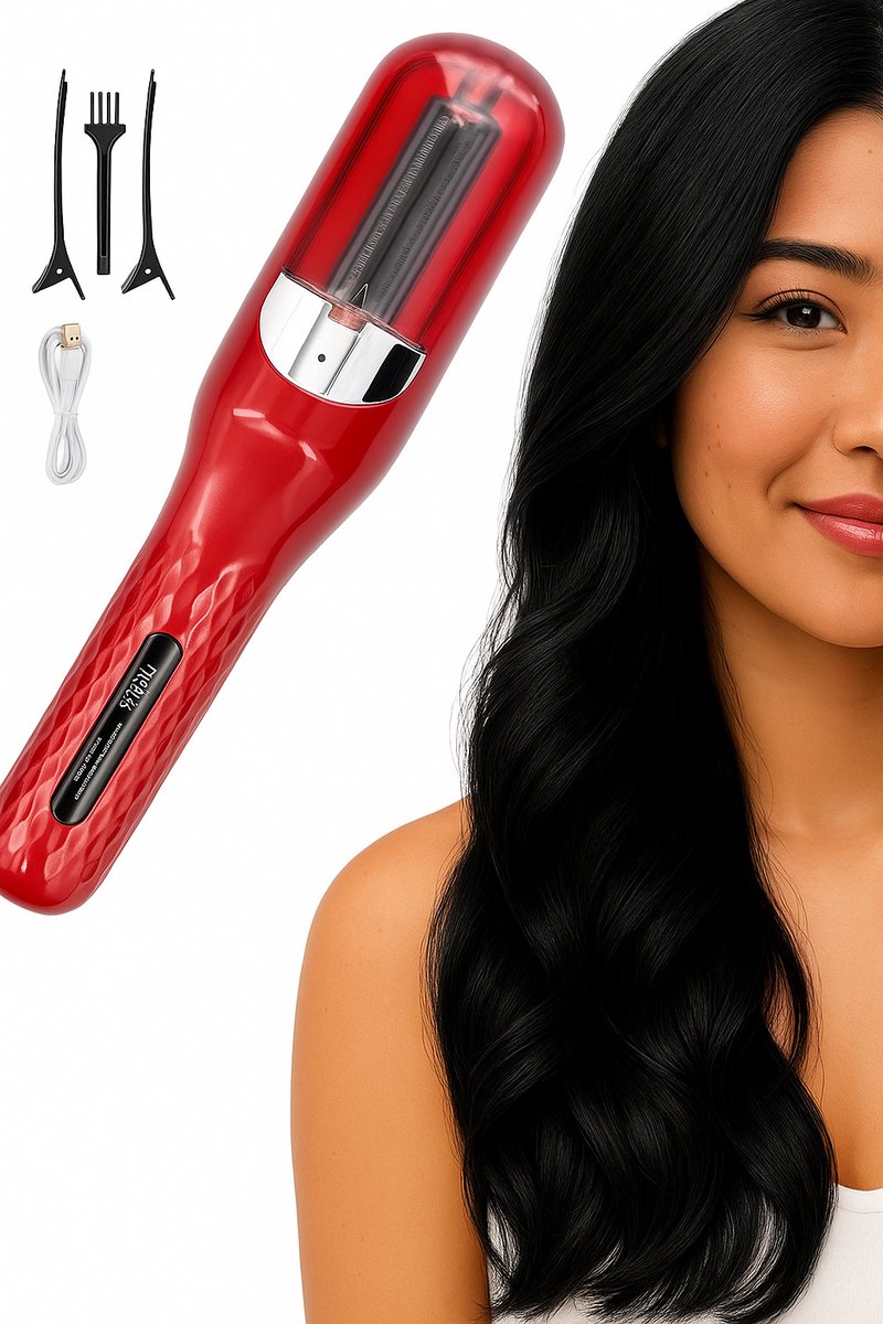 Ufaro Split Ender - Gespleten Haarpunten - Split End Trimmer - Split Ender Pro 2 Mini - Split Trimmer - Dode Haarpunten Apparaat - Rood
