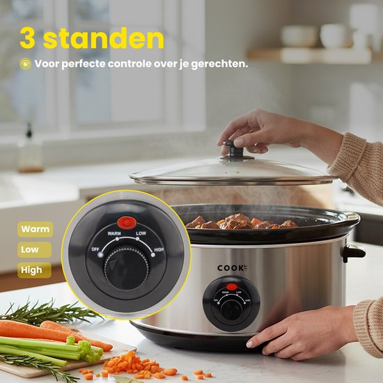 Crock-Pot Slowcooker Sizzle & Stew Digital 3,5L CR111