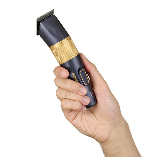 BaByliss Lithium Power Pro Tondeuse Mannen E986E - 45 lengte instellingen - 160 min draadloos gebruik - Trimmer voor Hoofd & Baard - 8 opzetkammen - Haartrimmer Mannen